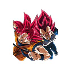 Beyond Boundless Power Super Saiyan God SS Goku (Kaioken) & Super Saiyan God  SS Evolved Vegeta