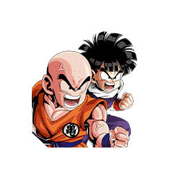 Dilemma on the Battlefield Krillin & Gohan (Kid)