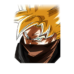 Dark Intervention Warrior in Black (Super Saiyan) (Dark Dragon Ball Boost)