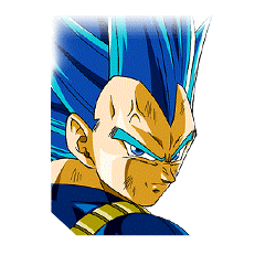 Burning Azure Power of Pride Super Saiyan God SS Evolved Vegeta